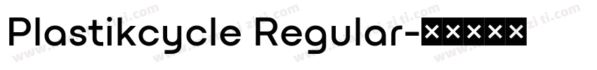 Plastikcycle Regular字体转换